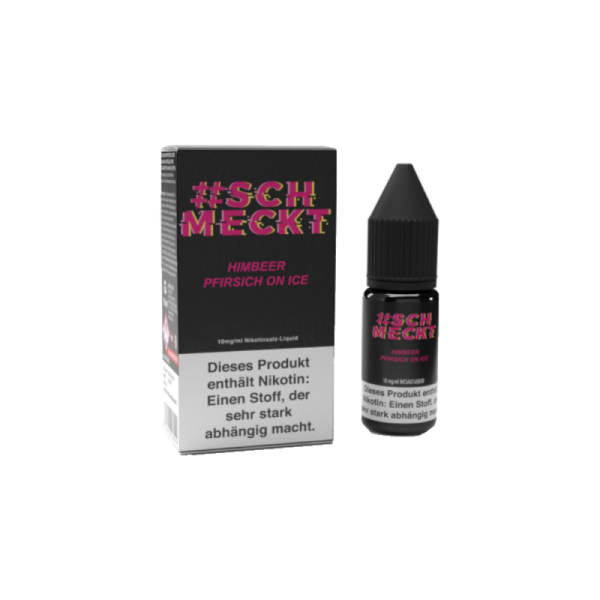 #Schmeckt - Himbeer Pfirsich on Ice - 10ml Nikotinsalz Liquid