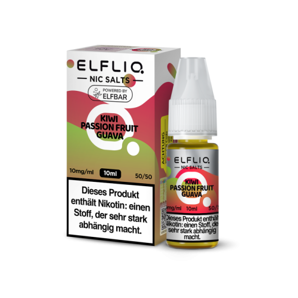 ELFLIQ - Kiwi Passion Fruit Guava - 10ml Nikotinsalz Liquid