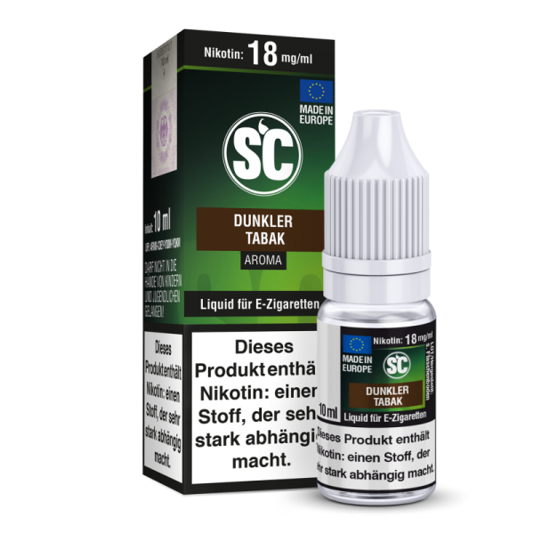 SC - Dunkler Tabak - 10ml Liquid