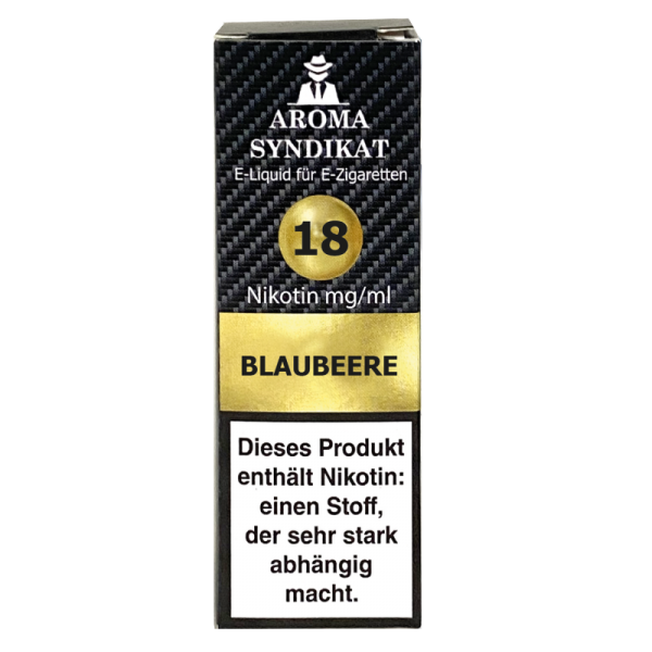 Aroma Syndikat - Blaubeere - 10ml Nikotinsalz Liquid