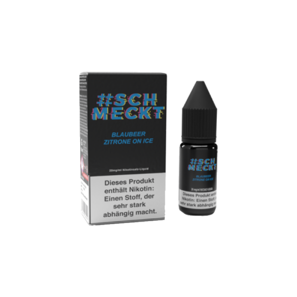 #Schmeckt - Blaubeere Zitrone on Ice - 10ml Nikotinsalz Liquid