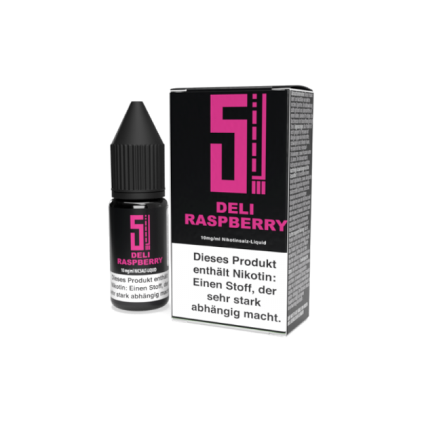 5EL - Deli Raspberry - 10ml Nikotinsalz Liquid