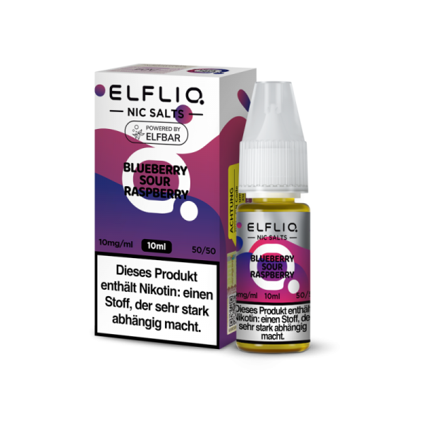 ELFLIQ - Blueberry Sour Raspberry - 10ml Nikotinsalz Liquid