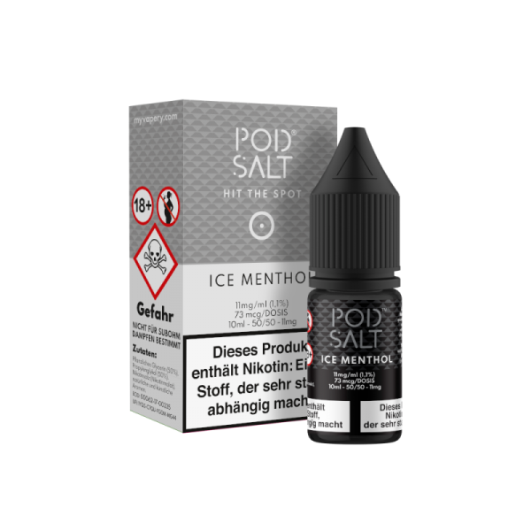 Pod Salt - Ice Menthol - 10ml Nikotinsalz Liquid