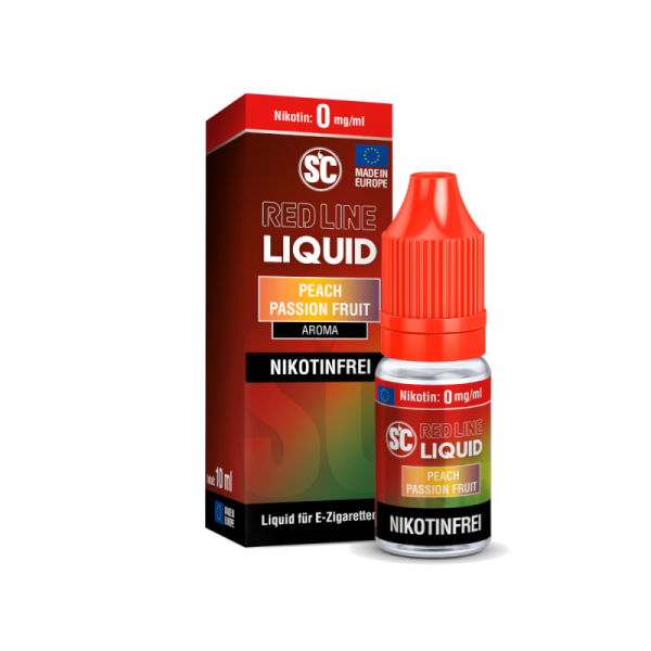 SC - Red Line - Peach Passion Fruit - 10ml Nikotinsalz Liquid