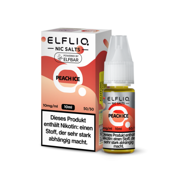 ELFLIQ - Peach Ice - 10ml Nikotinsalz Liquid