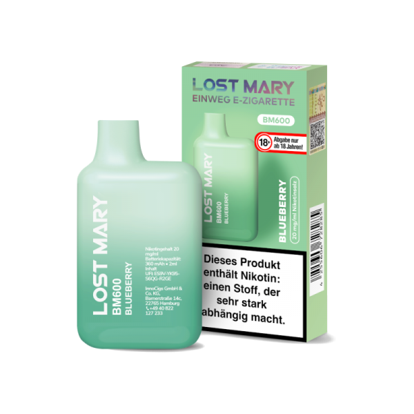 Lost Mary - BM600 - Einweg E-Zigarette -  20mg/ml