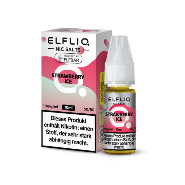 ELFLIQ - Strawberry Ice - 10ml Nikotinsalz Liquid