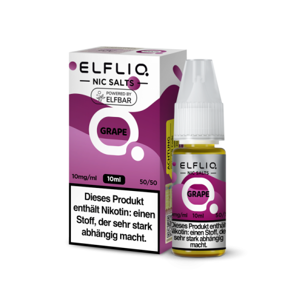 ELFLIQ - Grape - 10ml Nikotinsalz Liquid