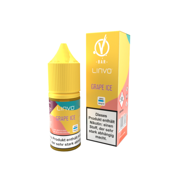 Linvo - Grape Ice - 10ml Nikotinsalz Liquid