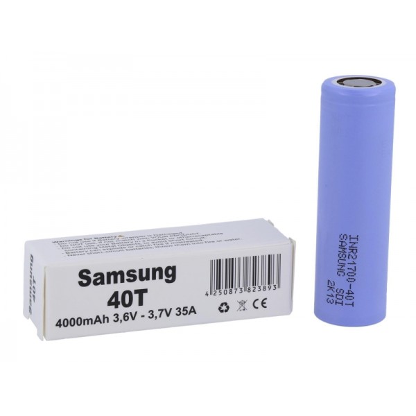 Samsung - 40T - 4000mAh - 21700 - Akku