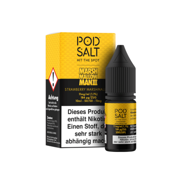 Pod Salt Fusion - Marshmallow Man 3 - 10ml Nikotinsalz Liquid