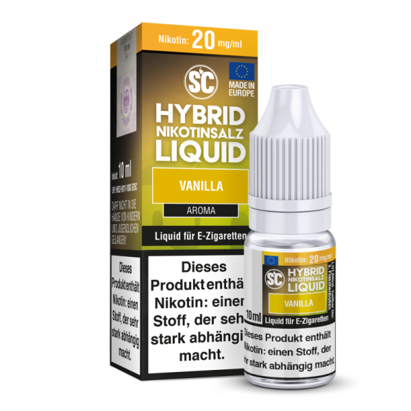 SC - Vanilla - 10ml Hybrid Nikotinsalz Liquid