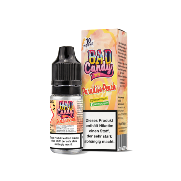 Bad Candy Liquids - Paradise Peach - 10ml Nikotinsalz Liquid