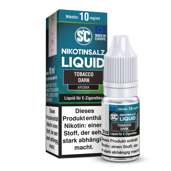 SC - Tobacco Dark  - 10ml Nikotinsalz Liquid