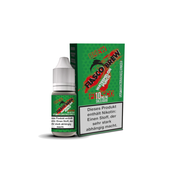 Fiasco Brew - Watermelon Punch - 10ml Hybrid Nikotinsalz Liquid