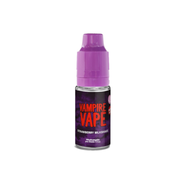 Vampire Vape - Strawberry Milkshake - 10ml Liquid