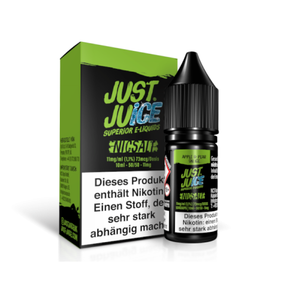 Just Juice - Apple & Pear on Ice - 10ml Nikotinsalz Liquid