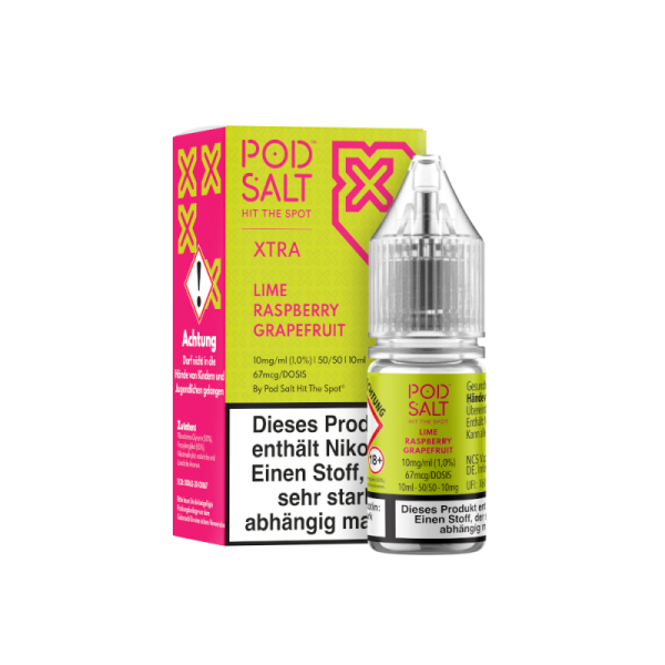 Pod Salt X - Lime Raspberry Grapefruit - 10ml Nikotinsalz Liquid