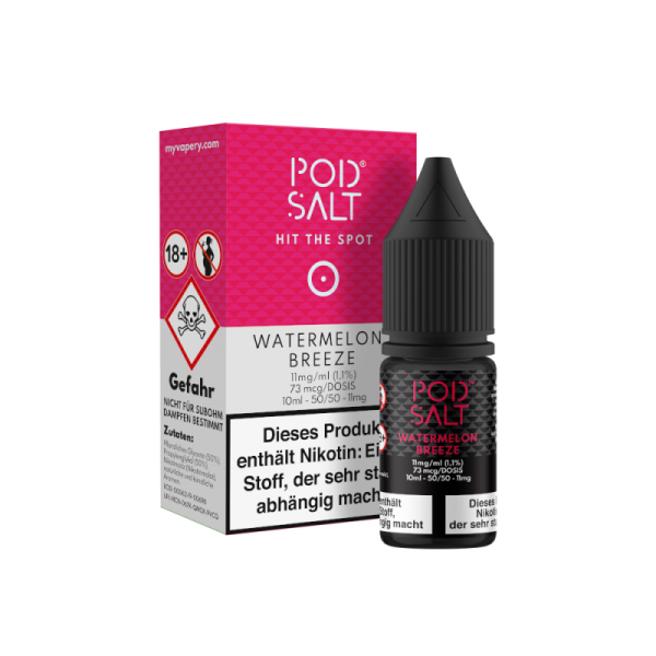 Pod Salt - Watermelon Breeze - 10ml Nikotinsalz Liquid