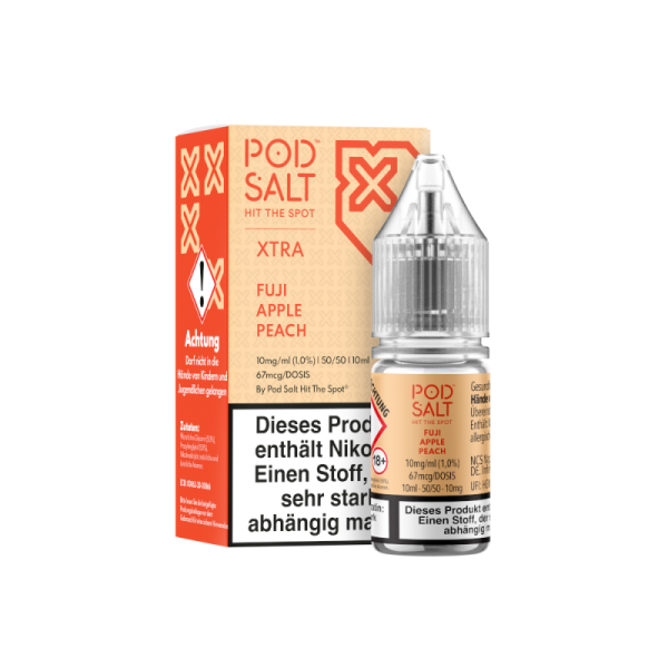 Pod Salt X - Fuji Apple Peach - 10ml Nikotinsalz Liquid