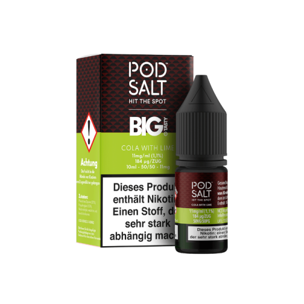 Pod Salt Fusion - Cola with Lime - 10ml Nikotinsalz Liquid