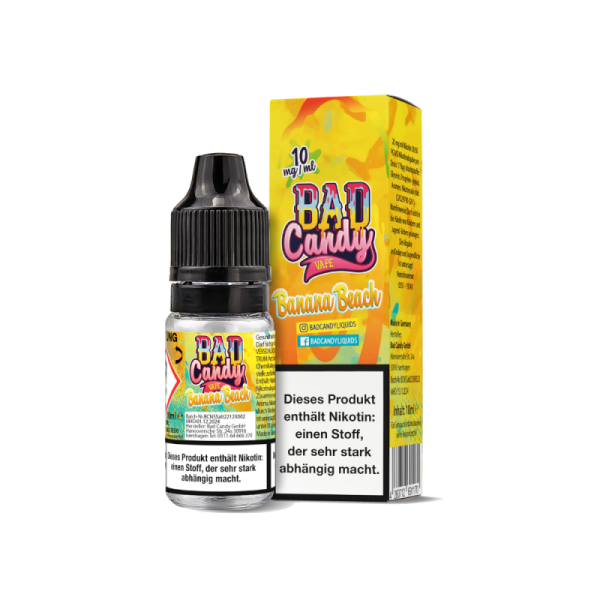 Bad Candy Liquids - Banana Beach - 10ml Nikotinsalz Liquid