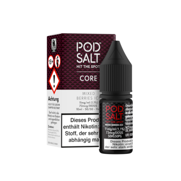 Pod Salt Core - Mixed Berries Ice - 10ml Nikotinsalz Liquid