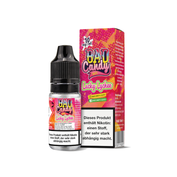 Bad Candy Liquids - Lucky Lychee - 10ml Nikotinsalz Liquid