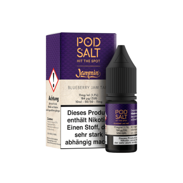 Pod Salt Fusion - Blueberry Jam Tart - 10ml Nikotinsalz Liquid