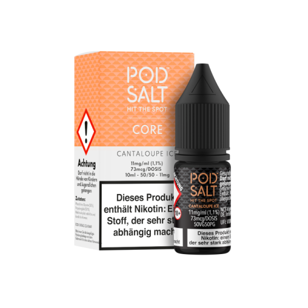 Pod Salt Core - Cantaloupe Ice - 10ml Nikotinsalz Liquid