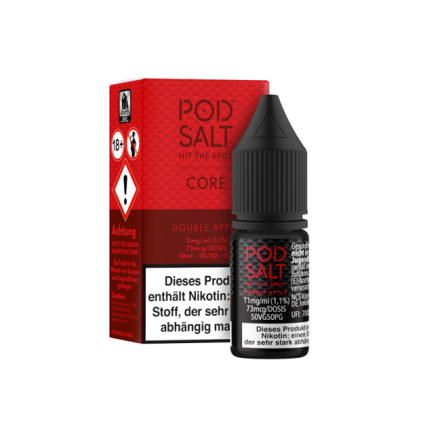 Pod Salt Core - Double Apple - 10ml Nikotinsalz Liquid