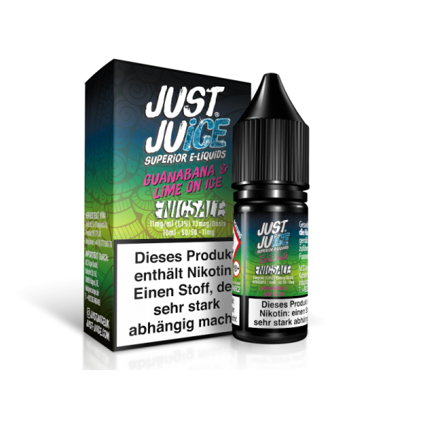 Just Juice - Guanabana & Lime on Ice - 10ml Nikotinsalz Liquid