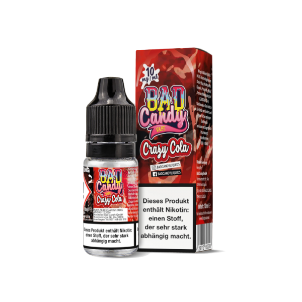 Bad Candy Liquids - Crazy Cola - 10ml Nikotinsalz Liquid