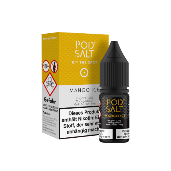 Pod Salt - Mango Ice - 10ml Nikotinsalz Liquid