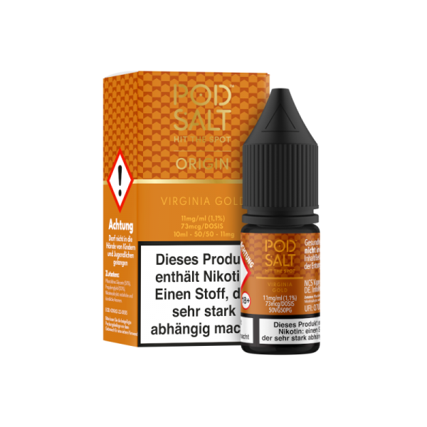 Pod Salt Origin - Virginia Gold - 10ml Nikotinsalz Liquid