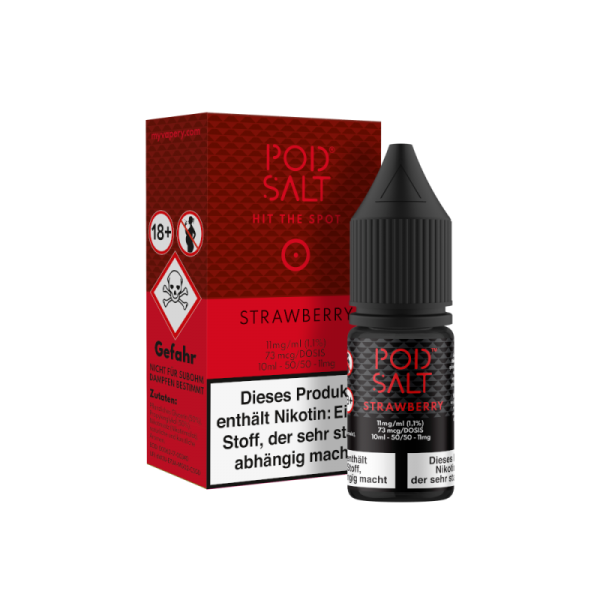 Pod Salt - Strawberry - 10ml Nikotinsalz Liquid