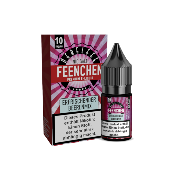 Nebelfee - Feenchen - Erfrischender Beerenmix - 10ml Nikotinsalz Liquid