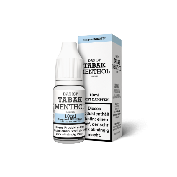 Das ist Dampfen - Tabak Menthol - 10ml Liquid