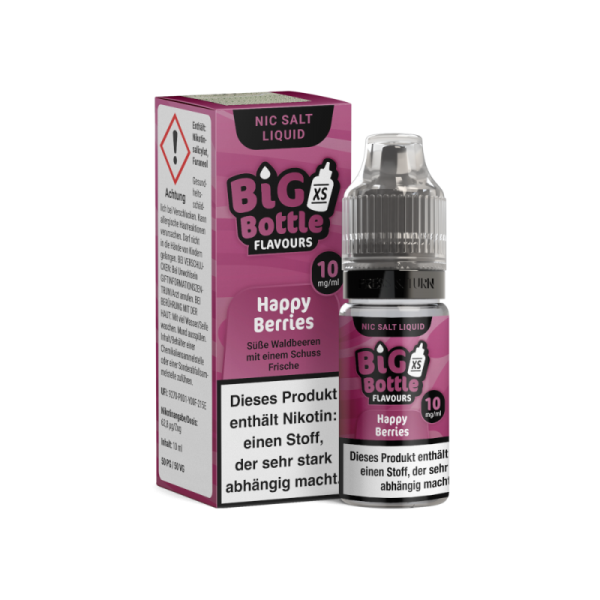 Big Bottle - Happy Berries - 10ml Nikotinsalz Liquid