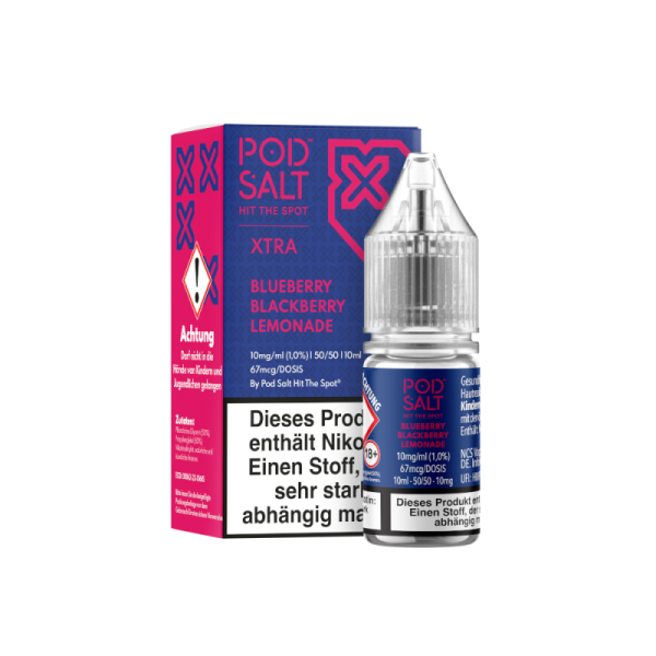 Pod Salt X - Blueberry Blackberry Lemonade - 10ml Nikotinsalz Liquid