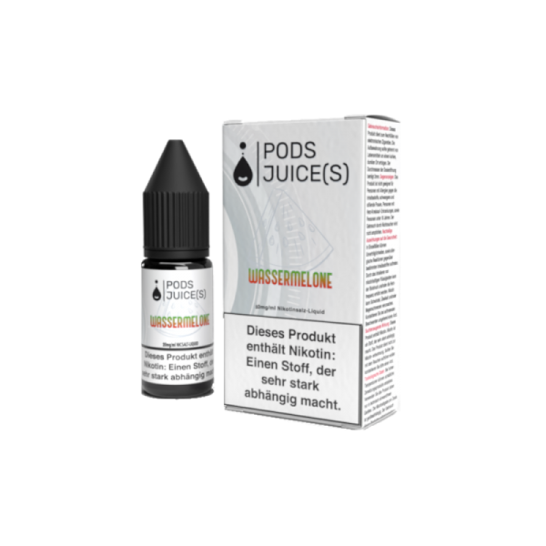 Pods Juice(s) - Wassermelone - 10ml Nikotinsalz Liquid 10mg/ml