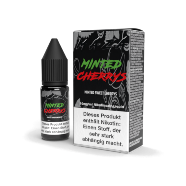 MaZa - Minted Cherrys - 10ml Nikotinsalz Liquid