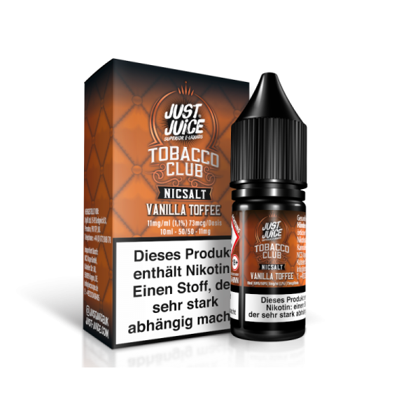 Just Juice - Tobacco Vanilla Toffee - 10ml Nikotinsalz Liquid