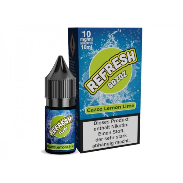 Refresh Gazoz - Lemon Lime - 10ml Hybrid Nikotinsalz Liquid