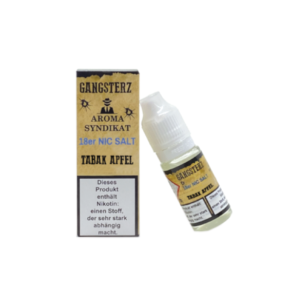 Gangsterz - Tabak Apfel - 10ml Nikotinsalz Liquid