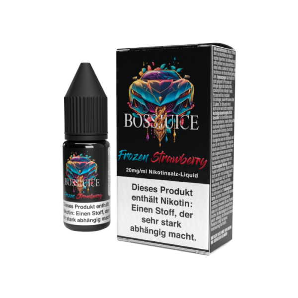 Boss Juice - Frozen Strawberry - 10ml Nikotinsalz Liquid