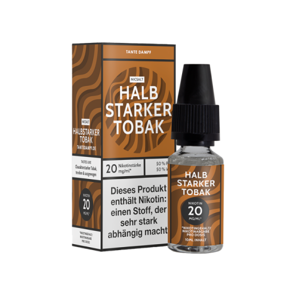 Tante Dampf - Halbstarker Tobak - 10ml Nikotinsalz Liquid