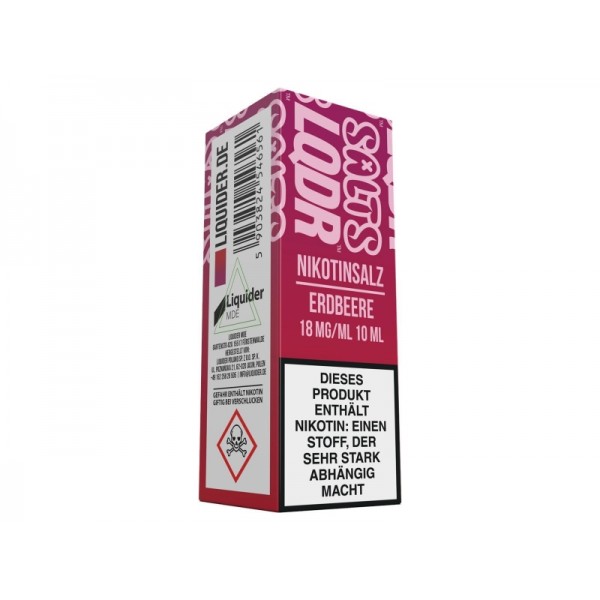 Liquider - Erdbeere - 10ml Nikotinsalz Liquid