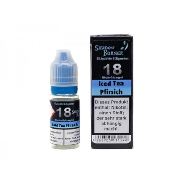 Shadow Burner - Iced Tea Pfirsich - 10ml Nikotinsalz Liquid